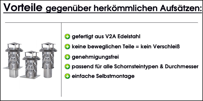 DN 130 Silikon Nischenmarkt Kaminaufsatz//Schornsteinaufsatz//Kaminabdeckung Kaminkraft Edelstahl